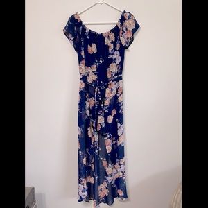 High Low Floral Dress